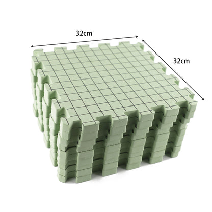 Pack 9 Tableros de Bloqueo encajables para Ganchillo con Peines de Bloqueo y Pines T