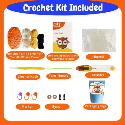 Kit Amigurumi Enzo El Buho