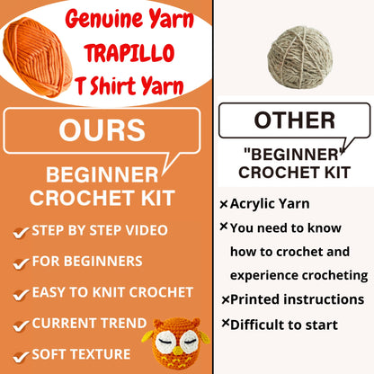 Kit Amigurumi Enzo El Buho