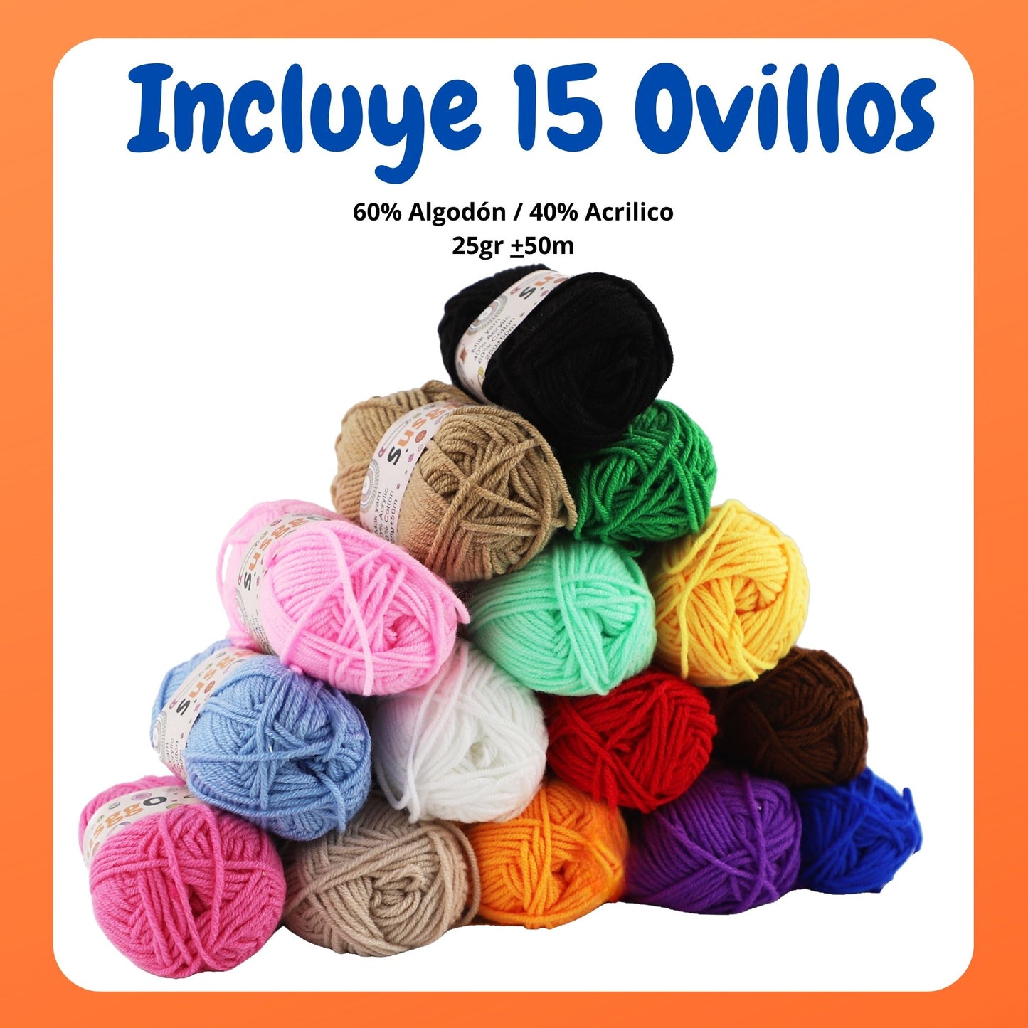 Kit de Crochet de 73 piezas