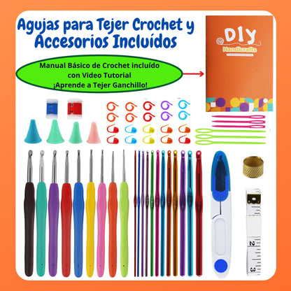 Kit de Crochet de 73 piezas