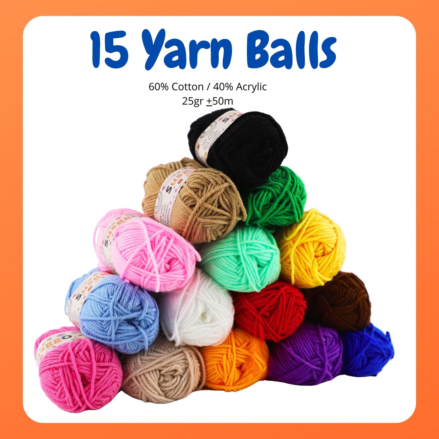 Kit de Crochet de 95 Piezas