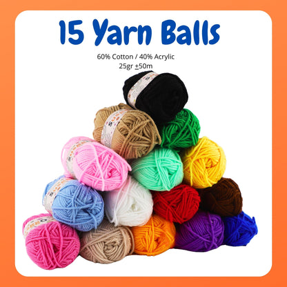 Kit de Crochet de 95 Piezas