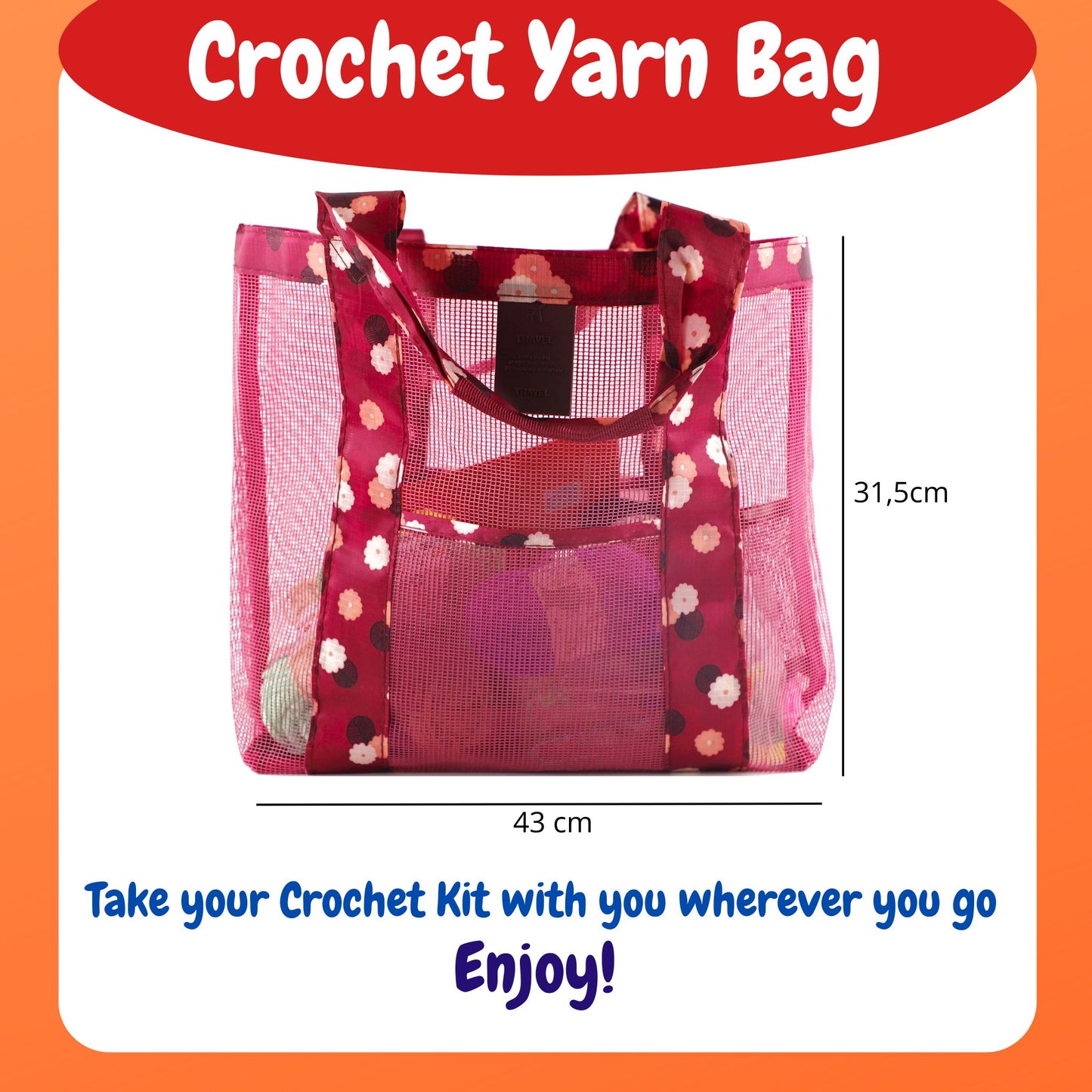 Kit de Crochet de 95 Piezas