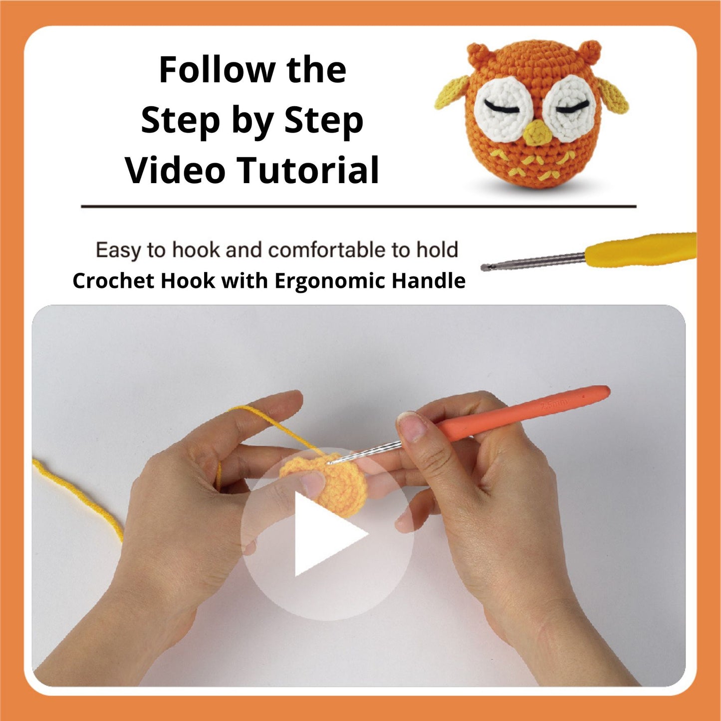 Kit Amigurumi Enzo El Buho