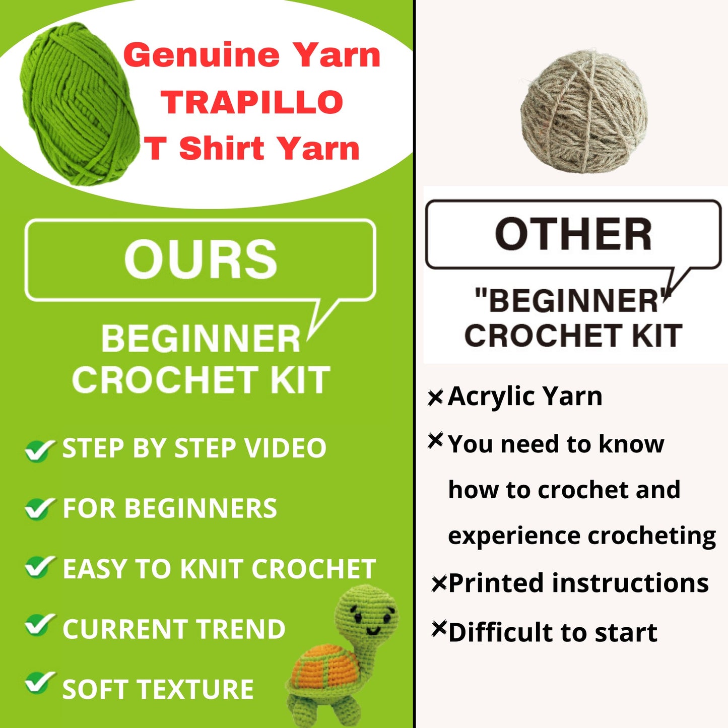 Kit Amigurumi Zoe La Tortuga