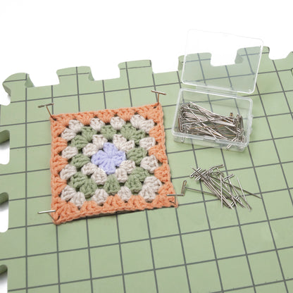 Pack 9 Tableros de Bloqueo encajables para Ganchillo con Peines de Bloqueo y Pines T